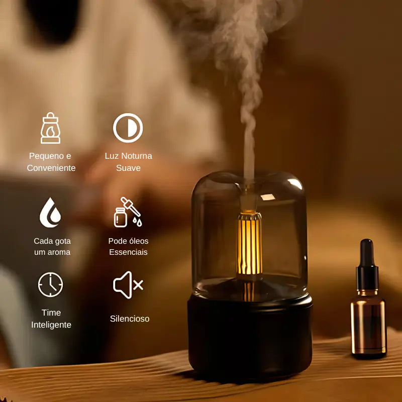 Difusor de Aroma com Luz Noturna | LumiAroma