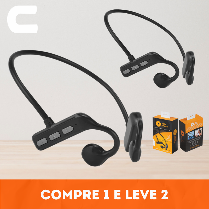 EasyPhone Condução Óssea 5.1™ | COMPRE 1 LEVE 2 + FRETE GRÁTIS